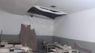 Río Gallegos: se cayó el techo de una escuela y siete chicos terminaron heridos