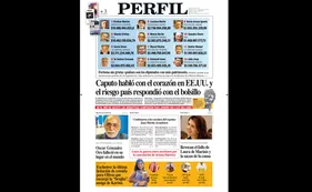 La tapa del Diario PERFIL del sábado 26 de septiembre de 2026