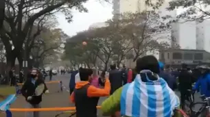 Protesta del tenis y otros deportes frente a la quinta de Olivos: "Queremos trabajar"