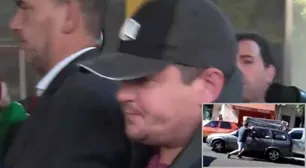 El taxista agresor de Villa Urquiza entró a declarar entre manotazos y empujones