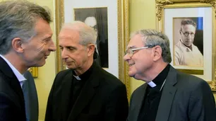 Macri recibe a la cúpula de la Iglesia y participa de una jornada de Coninagro