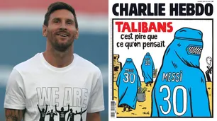 Afganistán: la revista Charlie Hebdo apunta al vínculo entre el PSG de Messi y los talibanes