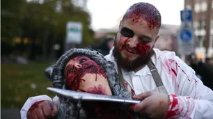 Las calles de Alemania fueron invadidas por zombies para celebrar Halloween