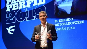 Adrián Suar se quedó con el Premio Perfil 2019 elegido por los lectores