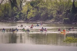 Travesia por los humedales: una caravana de kayaks llega mañana a Buenos Aires desde Rosario