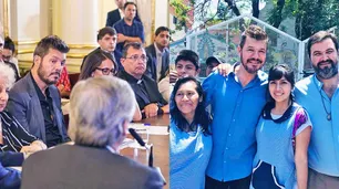 Tinelli político: rol de difusor en la comisión contra el hambre y presencia en el Conurbano
