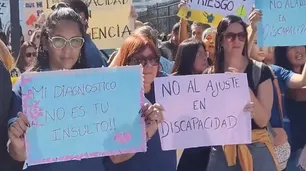 El protocolo de Bullrich no para ni ante un reclamo de personas con discapacidad