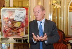 El dueño de La Anónima explicó por qué vende los huesos del pollo