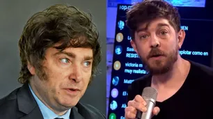 Presidente 'baiteado': Milei le dijo “bestia” al youtuber Jorge Pinarello, quien simuló criticar al Gobierno