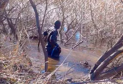Hallan un cuerpo durante el tercer rastrillaje del río Chubut