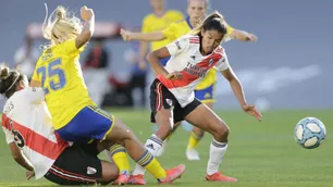 Fútbol femenino: Boca y River igualaron 1-1 en el Monumental