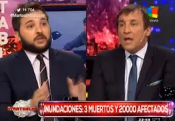 Caliente debate entre Brancatelli, Vilouta y Del Moro por los inundados