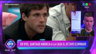 Agustín es el nuevo eliminado de Gran Hermano