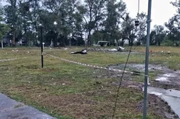 Un muerto tras la explosión de una fábrica en Miramar de Ansenuza