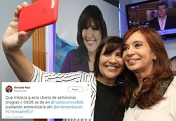 "La Negra" Vernaci le respondió a un periodista de TN por su entrevista a Cristina