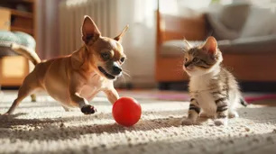 Por qué perros y gatos disfrutan jugando a buscar la pelota: hallazgos científicos