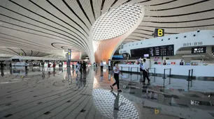 Las cámaras de reconocimiento facial están en todas partes en este aeropuerto chino