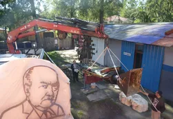CFK inaugurará escultura de Jauretche, firmada por su artista fetiche