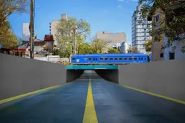Diego Valenzuela anunció la construcción de un túnel en Caseros con fondos municipales