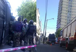 A los tiros y atrincherado porque su mujer lo dejó