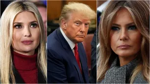Donald Trump procesado: cómo lo acompañan Melania e Ivanka