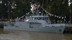Ejercicio combinado Acrux XI: La Armada Argentina presentó su nueva lancha ARA Ciudad de Ensenada