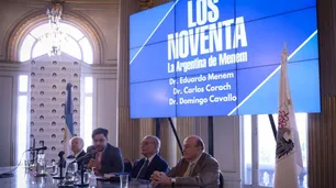 Con Eduardo Menem, Cavallo y Corach, los libertarios reivindicaron las políticas de los 90