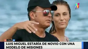 Sorpresa: Luis Miguel estaría de novio con una modelo argentina
