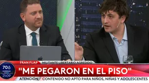 Fran Fijap, el streamer libertario agredido en el Congreso: "Estoy vivo de milagro"