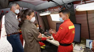 Los reyes de España visitaron La Palma tras la erupción del volcán: "No es fácil dar consuelo"