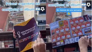 "Tinder de figuritas", el curioso método de un joven que completó el álbum de Qatar 2022 en 8 días