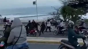 Horror en Mar del Plata: violento ataque piraña para robarle la moto a una pareja