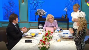 Regresó Mirtha Legrand a sus eternas mesas del 13: "Acá estoy, soy una leyenda"