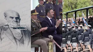 "Combo" Sarmiento y desfiles militares: el video de Luis Petri tras el veto a la Ley de Financiamiento Universitario