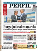 La tapa de Diario PERFIL de este sábado 22 de febrero de 2020