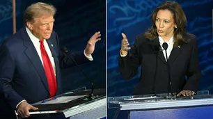 Harris y Trump, cara a cara: los cruces personales, las opiniones sobre el aborto, las guerras y el enojo del republicano