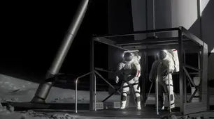 La NASA y SpaceX mostraron imágenes conceptuales de cómo será el aterrizaje en la Luna de la misión Artemis III