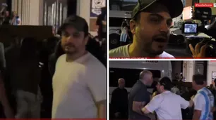 Tensión en el acto libertario en Córdoba: hubo forcejeos entre dirigentes de LLA y Marra tuvo que separarlos