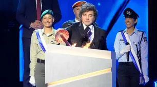 Milei cantó en Israel, encendió una antorcha y reafirmó su alianza con Netanyahu