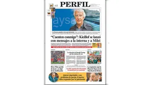 La tapa del Diario PERFIL del domingo 20 de septiembre de 2026