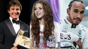 Shakira se vio con Tom Cruise, cenó con Lewis Hamilton y presentó canción
