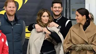 Los detalles del encuentro entre Luisana Lopilato y Michael Bublé con el Príncipe Harry y Meghan Markle
