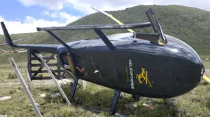 Así encontraron en Mendoza un helicóptero privado caído en pleno vuelo
