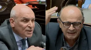 José Luis Espert cuestionó el homenaje a Hebe de Bonafini y Leopoldo Moreau le respondió: "Sos un cobarde"