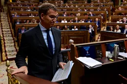 El Parlamento español rechazó investir a Alberto Núñez Feijóo como presidente del gobierno