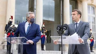 Alberto Fernández celebró la victoria de Emmanuel Macron frente al "odio y prejuicio" de la ultraderecha
