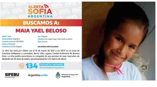 Desaparición de Maia: liberaron al primo del principal acusado y sigue la búsqueda