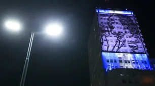 Frente a funcionarios, volvieron a encender la Evita del Ministerio de Desarrollo social