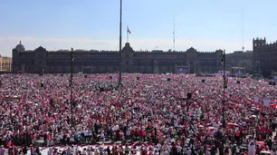 México: masiva protesta contra las reformas electorales de Andrés Manuel López Obrador