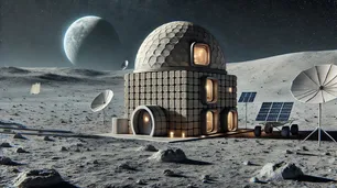 El plan de la NASA para construir en la Luna casas gigantes "impresas"